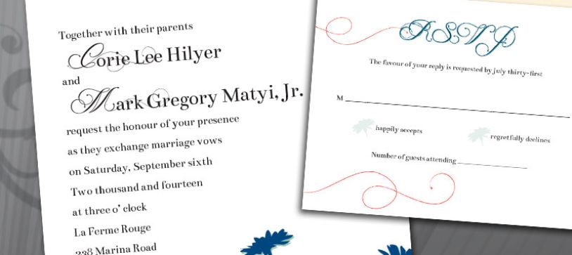 Matyi Invitation Package