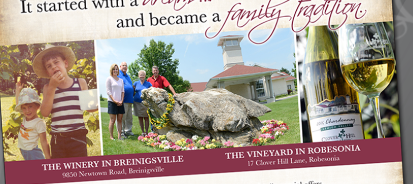 Clover Hill Winery Print Ads