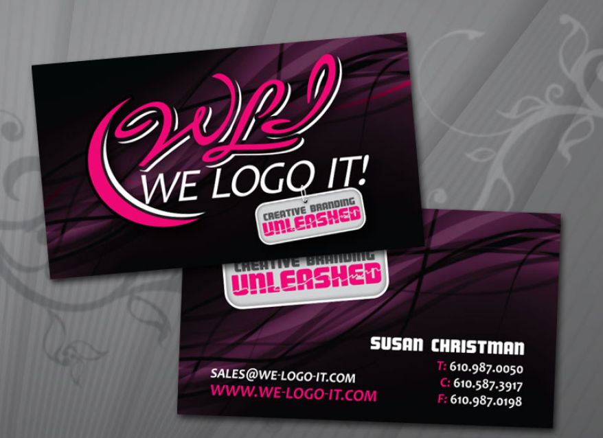 We Logo It Business Card