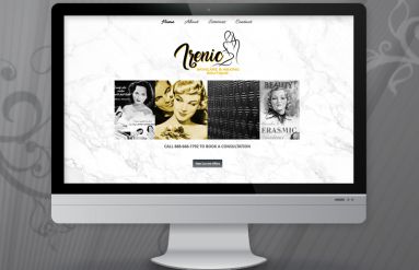Irenic Skincare & Waxing Boutique Website