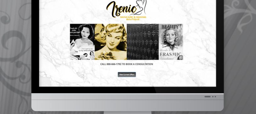 Irenic Skincare & Waxing Boutique Website